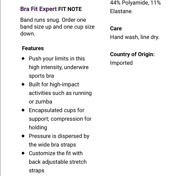 Chantelle High Impact Underwire Sports Bra - Picture 6 of 8